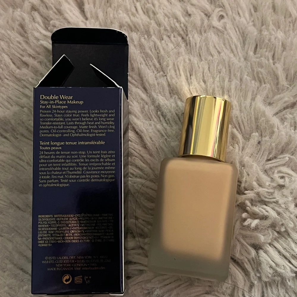 Estee Lauder Double Wear Foundation 2W0 Warm Vanilla
